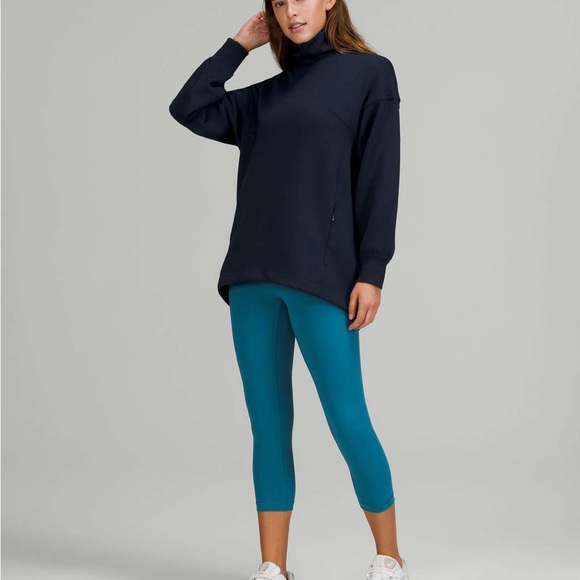 Lululemon Modal-Blend Turtleneck Tunic Navy Size 14 - Picture 5 of 8